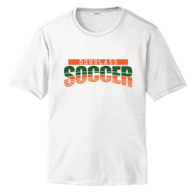 Youth or Adult Douglass Soccer Sport-Tek® PosiCharge® Competitor™ Short or Long Sleeve Tee (FDBS)