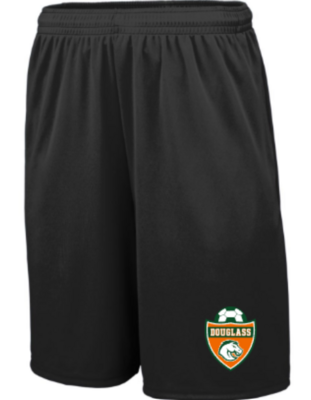 Youth or Adult Training Shorts with Douglass Soccer Logo (FDBS)