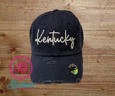 Kentucky Puff Embroidered Cap