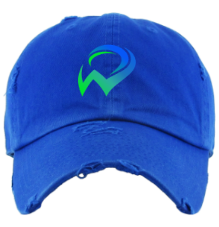 Full Color W Distressed or Non-Distressed Cap (WWR)