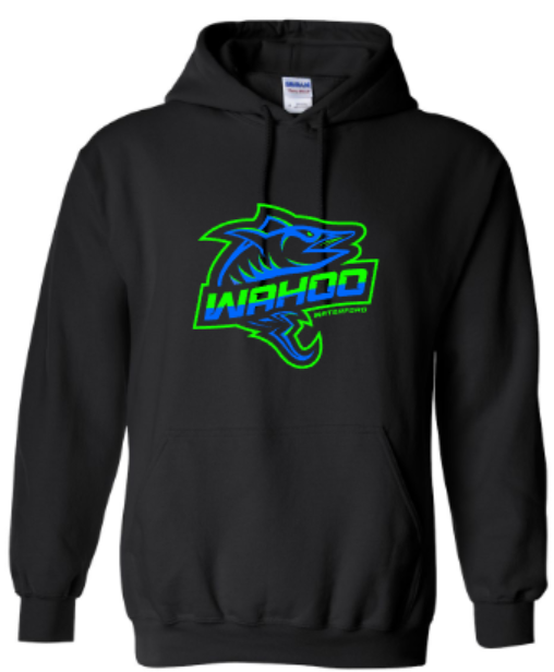 Youth or Adult Full Color Wahoo Gildan Heavy Blend Hooded Sweatshirt (WWR)