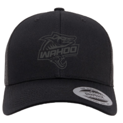 Dark Gray Wahoo Black Trucker Cap (WWR)