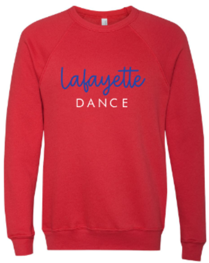 Adult Lafayette DANCE Sponge Fleece Sweatshirt (LDT)