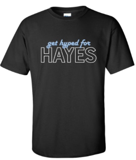 Youth Get Hyped For Hayes Softstyle Black Short Sleeve Tee (HCT)