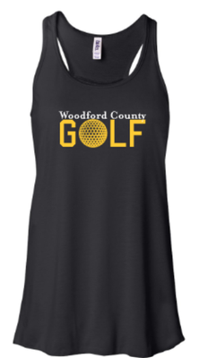 Ladies Woodford County Golf Flowy Racerback Tank (WCG)
