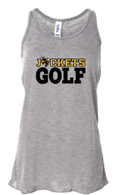 Ladies Jackets Golf Flowy Racerback Tank (WCG)