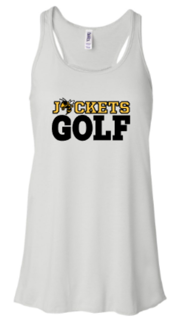Ladies Jackets Golf Flowy Racerback Tank (WCG)