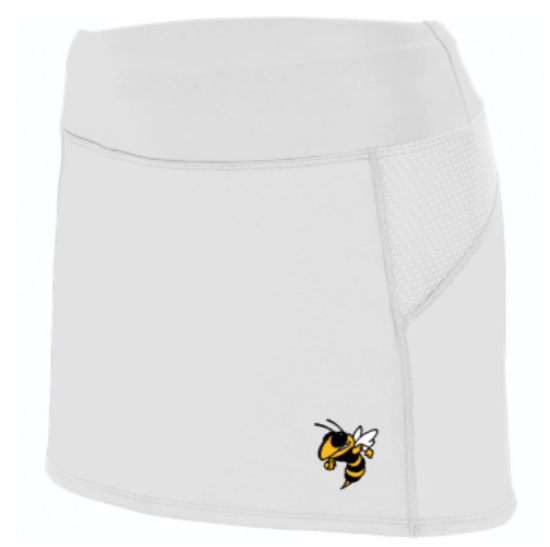 Girls OR Ladies Mascot White Skort (WCG)