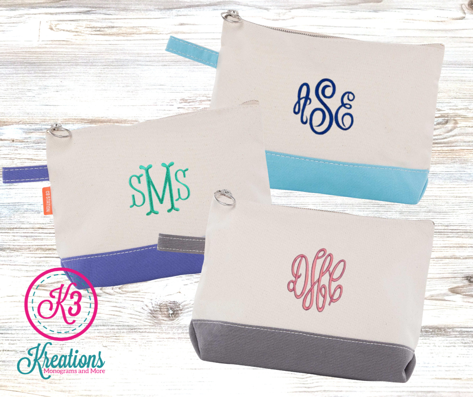 Canvas Makeup Bag
