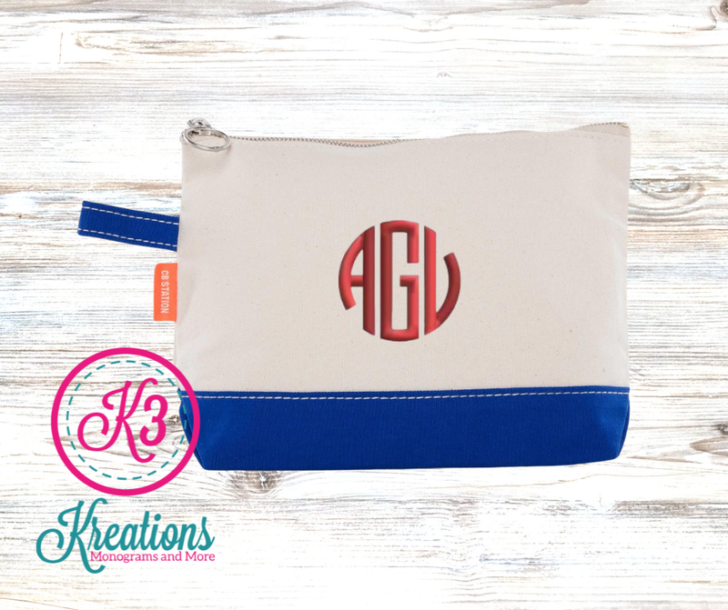 Canvas Makeup Bag