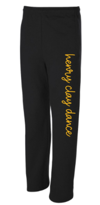 Adult henry clay dance JERZEES NuBlend Open Bottom Sweatpants (HCDT)
