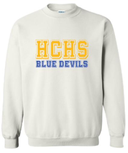 Adult HCHS Blue Devils Sweatshirt (HCDT)