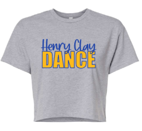 Ladies Henry Clay DANCE Next Level Crop Tee (HCDT)