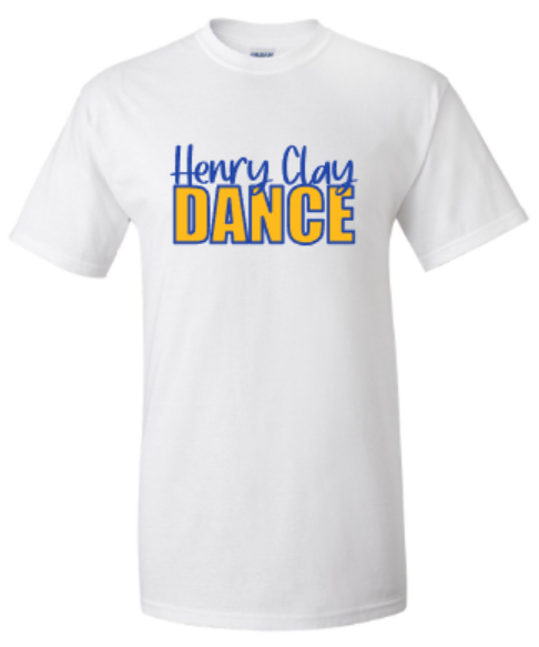 Adult Henry Clay DANCE Short OR Long Sleeve Gildan Tee (HCDT)