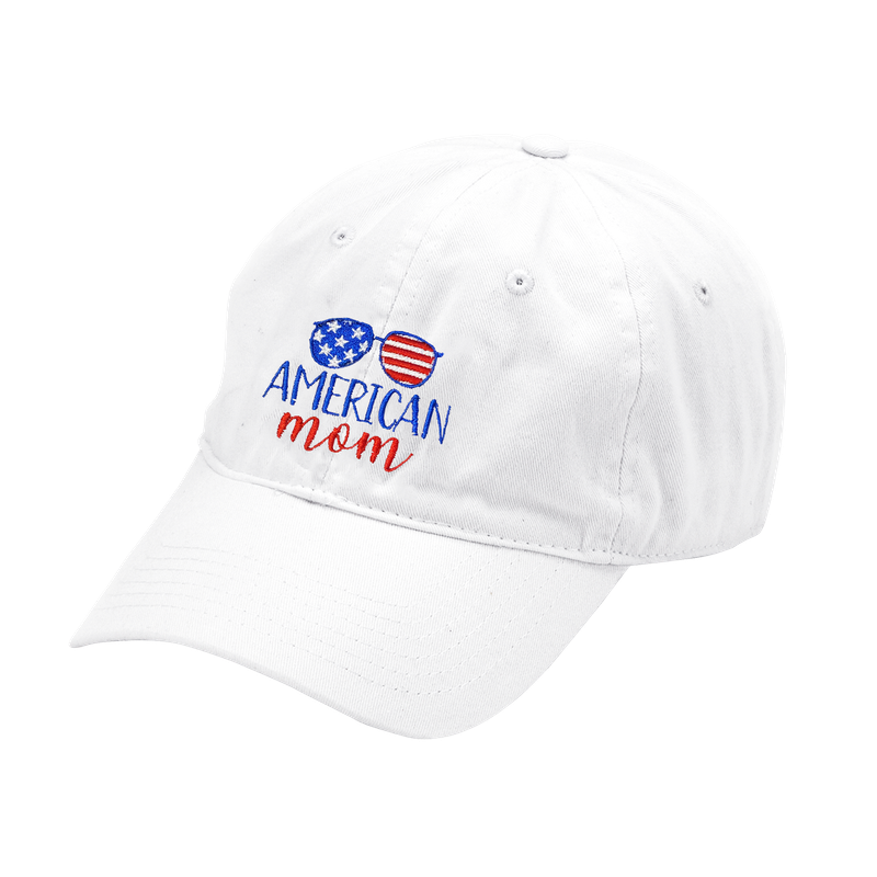 American Mom White Cap