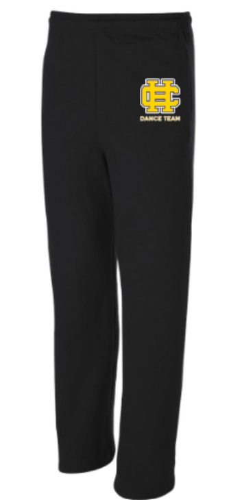 Adult HC Logo Dance JERZEES NuBlend Open Bottom Sweatpants (HCDT)