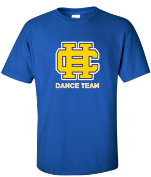 Adult HC Logo Dance Team Short OR Long Sleeve Gildan Softstyle® Tee (HCDT)