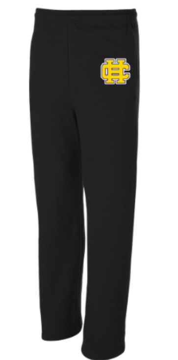 Adult HC Logo JERZEES NuBlend Open Bottom Sweatpants
