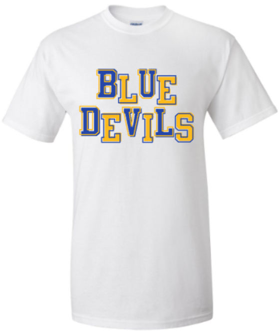 Adult Blue Devils Short OR Long Sleeve Tee