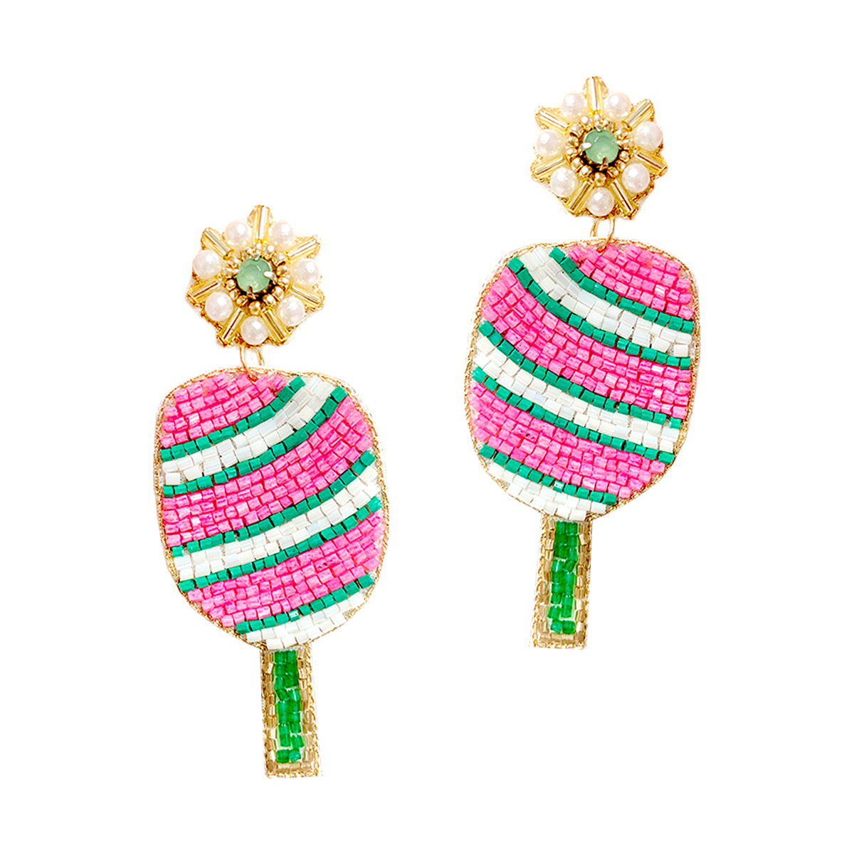 Pink Dinking Diva Earrings