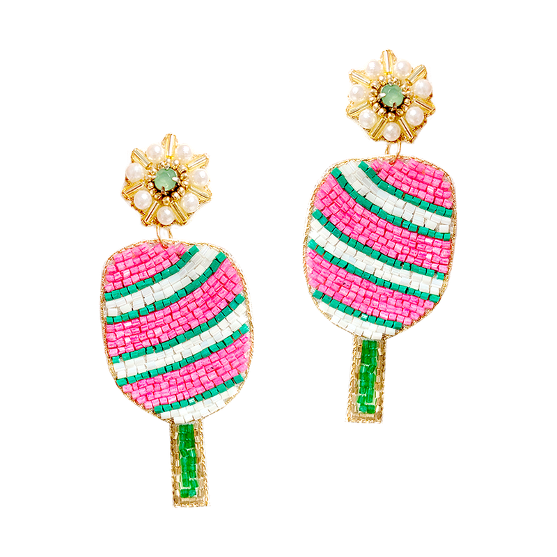 Pink Dinking Diva Earrings