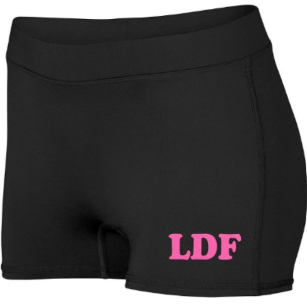 Ladies LDF Black Shorts (LDF)
