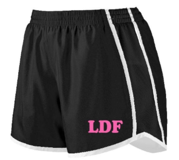 LDF Black Pulse Shorts (Youth &amp; Ladies) (LDF)