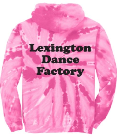 Youth OR Adult LDF Pink Tie-Dye Hoodie (LDF)