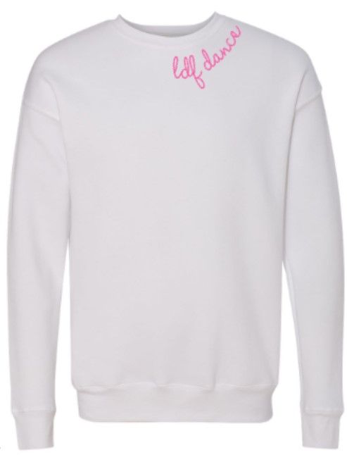 Adult ldf dance Chain Link Stitched Gildan Crewneck Sweatshirt (LDF)