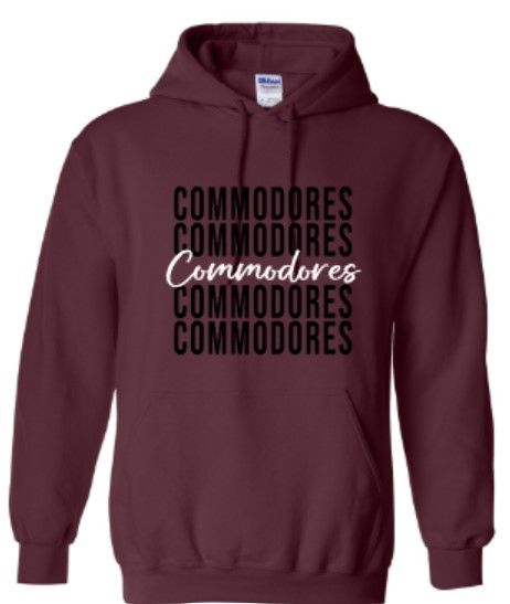 Commodores Unisex Sweatshirt - YOUTH and ADULT (TCDT)