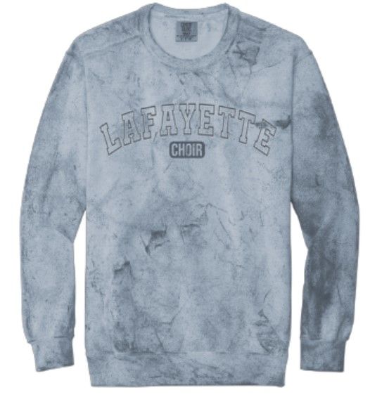 Adult Arced Lafayette Choir Comfort Colors Color Blast Crewneck Sweatshirt (LC)