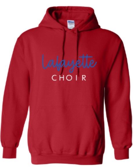 Adult Script Lafayette Choir Crewneck OR Hooded Sweatshirt (LC)