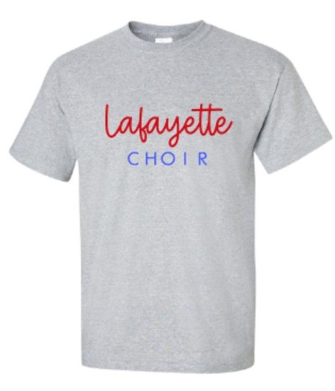 Adult Script Lafayette Choir Softstyle Short Sleeve Tee (LC)