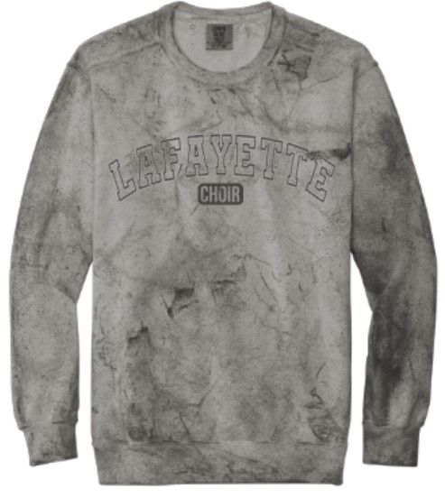 Adult Arced Lafayette Choir Comfort Colors Color Blast Crewneck Sweatshirt (LC)
