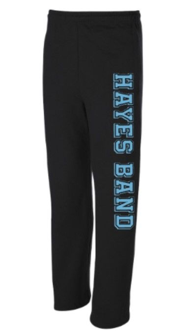 Adult Hayes Band JERZEES NuBlend Open Bottom Sweatpants (HB)