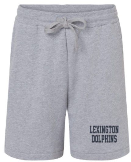Adult Lexington Dolphins Bella + Canvas Sponge Fleece Shorts (LEXD)