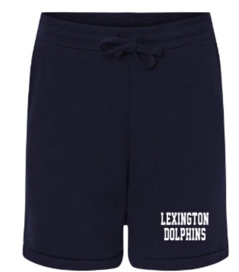 Adult Lexington Dolphins Bella + Canvas Sponge Fleece Shorts (LEXD)