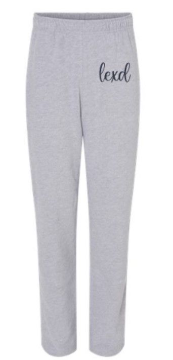 Adult Script lexd Bella + Canvas Sponge Fleece Straight Leg Sweatpants (LEXD)