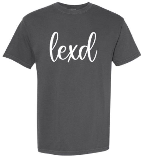 Youth Script lexd Comfort Colors Garment-Dyed Heavyweight Short Sleeve Tee (LEXD)