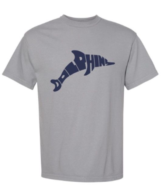 Adult Dolphin Comfort Colors Garment-Dyed Heavyweight Short OR Long Sleeve Tee (LEXD)