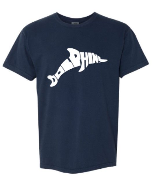 Adult Dolphin Comfort Colors Garment-Dyed Heavyweight Short OR Long Sleeve Tee (LEXD)