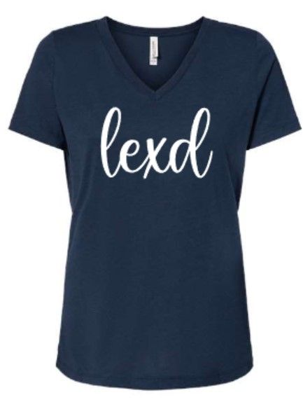 Ladies lexd Bella + Canvas Relaxed Triblend V-Neck Tee (LEXD)