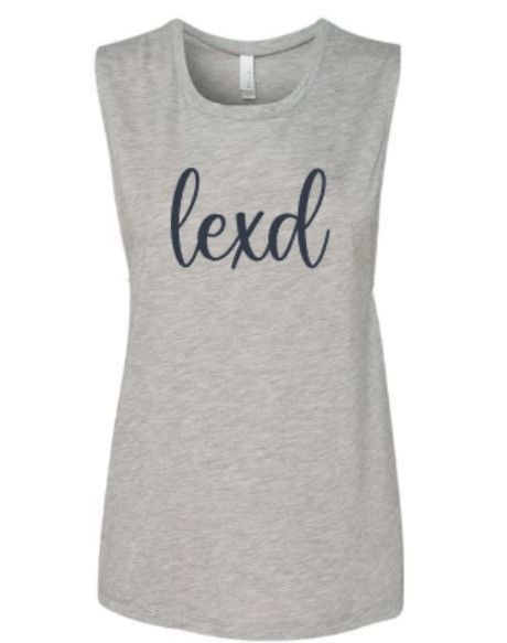 Ladies lexd Bella + Canvas Flowy Scoop Muscle Tank (LEXD)