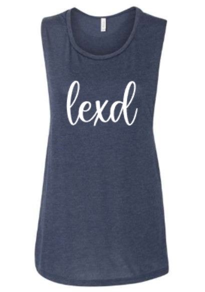 Ladies lexd Bella + Canvas Flowy Scoop Muscle Tank (LEXD)