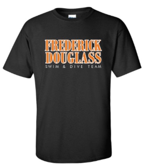 Youth or Adult Frederick Douglass Swim &amp; Dive Team Short OR Long Sleeve Tee (DSDT)