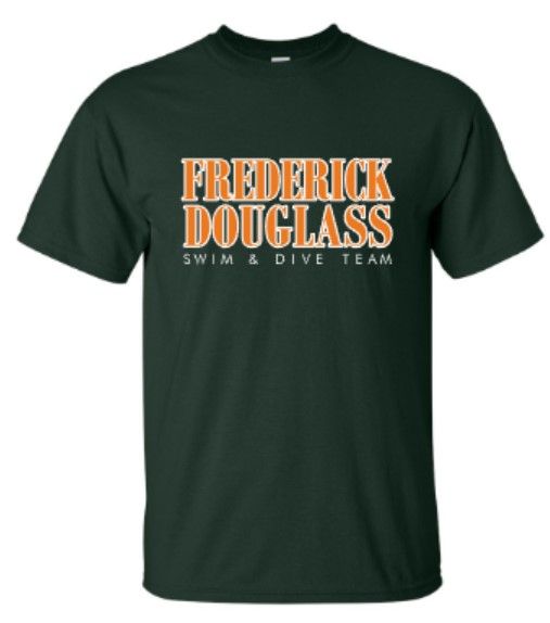 Youth or Adult Frederick Douglass Swim &amp; Dive Team Short OR Long Sleeve Tee (DSDT)