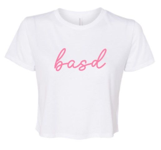 Ladies basd Bella + Canvas Flowy Cropped Tee (BASD)