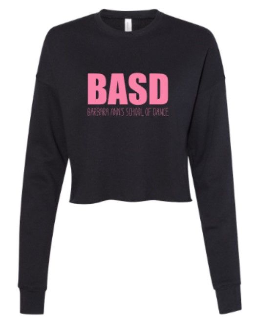 Ladies BASD Bella + Canvas Cropped Crew Fleece (BASD)