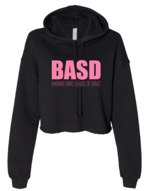 Ladies BASD Bella + Canvas Cropped Hoodie (BASD)