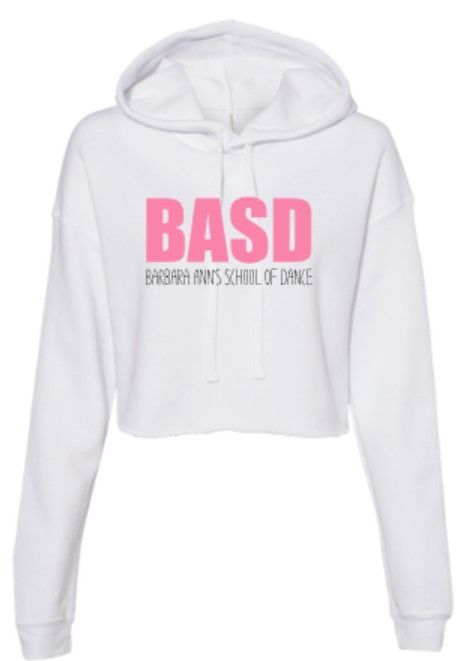 Ladies BASD Bella + Canvas Cropped Hoodie (BASD)